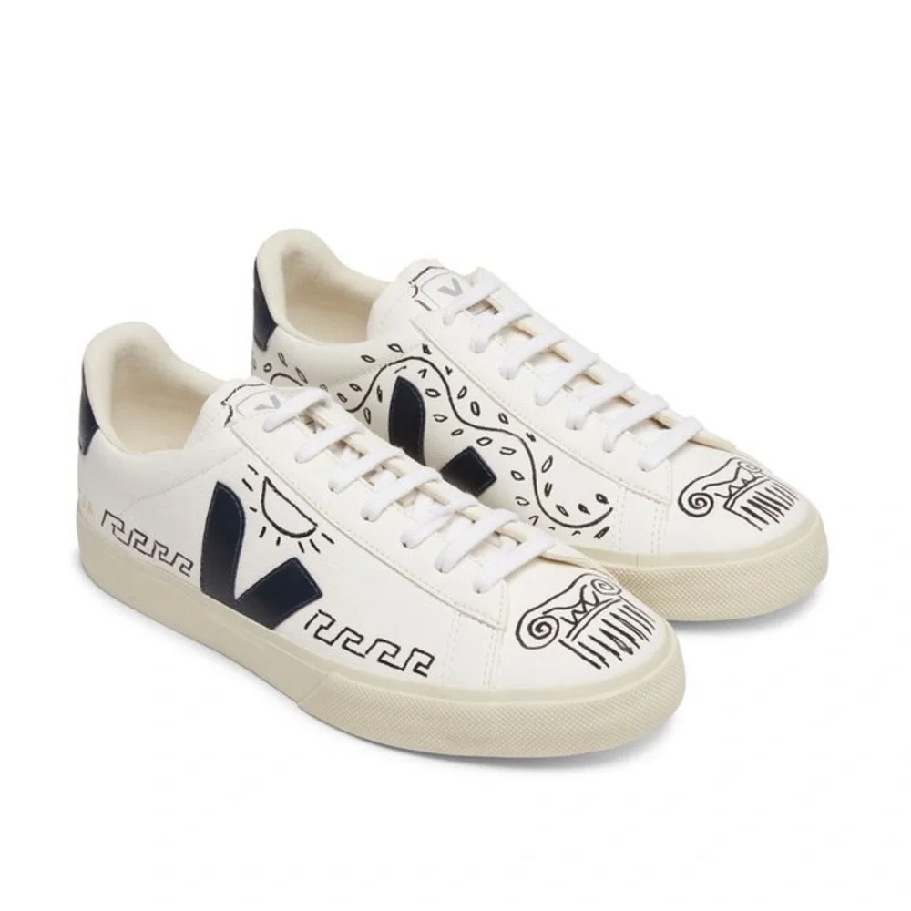 Luke Edward Hall Hand-customized Vejas Sneakers - Picture 6 of 6